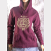 Gryffindor Fitted Hoodie Harry Potter Unisex Sweatshirt. Gold Ink on Maroon