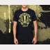 Hufflepuff Shirt Harry Potter Hogwarts House Unisex TShirt. Black Tee with Yello