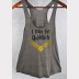 Quidditch Racerback Harry Potter Tank Top - XSmall thru 2XLarge. Espresso