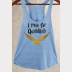 Quidditch Racerback Harry Potter Tank Top - XSmall thru 2XLarge Sizes. Blue