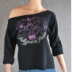 Example of FLASHDANCE style sweatshirt