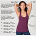 American Apparel Racerback Size Chart