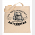Butterbeer Tote Bag. The Three Broomsticks at Hogsmeade! Natural Cotton Flat Tot