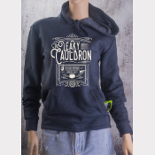 Leaky Cauldron Fitted Hoodie Harry Potter Unisex Sweatshirt. White Ink on Navy