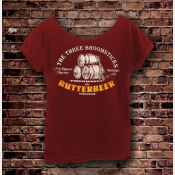 Butterbeer Harry Potter Shirt, Women's Off The Shoulder Slouchy Tee. Scarlet