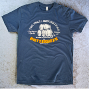 Butterbeer Unisex Harry Potter Tshirt. The Three Broomsticks at Hogsmeade Indigo