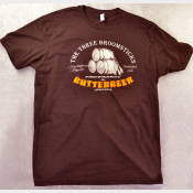 Butterbeer Unisex Harry Potter Tshirt. The Three Broomsticks! Dark Brown Tee