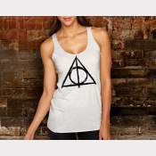 Deathly Hallows Racerback Harry Potter Tank Top