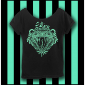 Harry Potter Slytherin Shirt, Hogwarts Shirt, Women's Off The Shoulder Slouchy