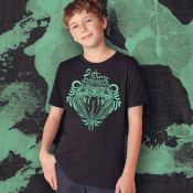 Slytherin Harry Potter Kid's Shirt, Sizes Youth XS-XL Ringspun Cotton