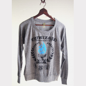 Triwizard Tournament Slouchy Pullover Long Sleeve Harry Potter Shirt