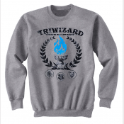 Triwizard Tournament Harry Potter Unisex Crewneck Sweatshirt in Heather Grey