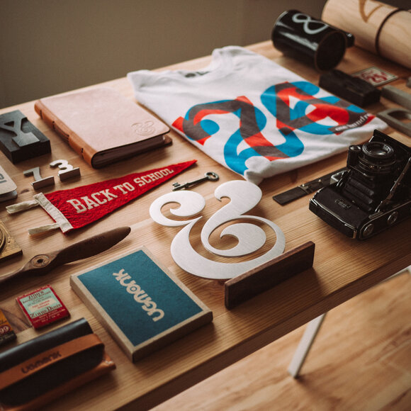 A Crowded Work Table