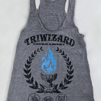 TriWizard Tournament Racerback Harry Potter Tank Top. The Blue Flame!